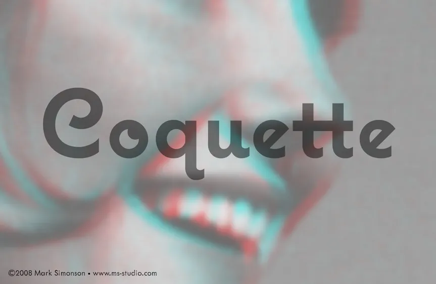 Coquette card