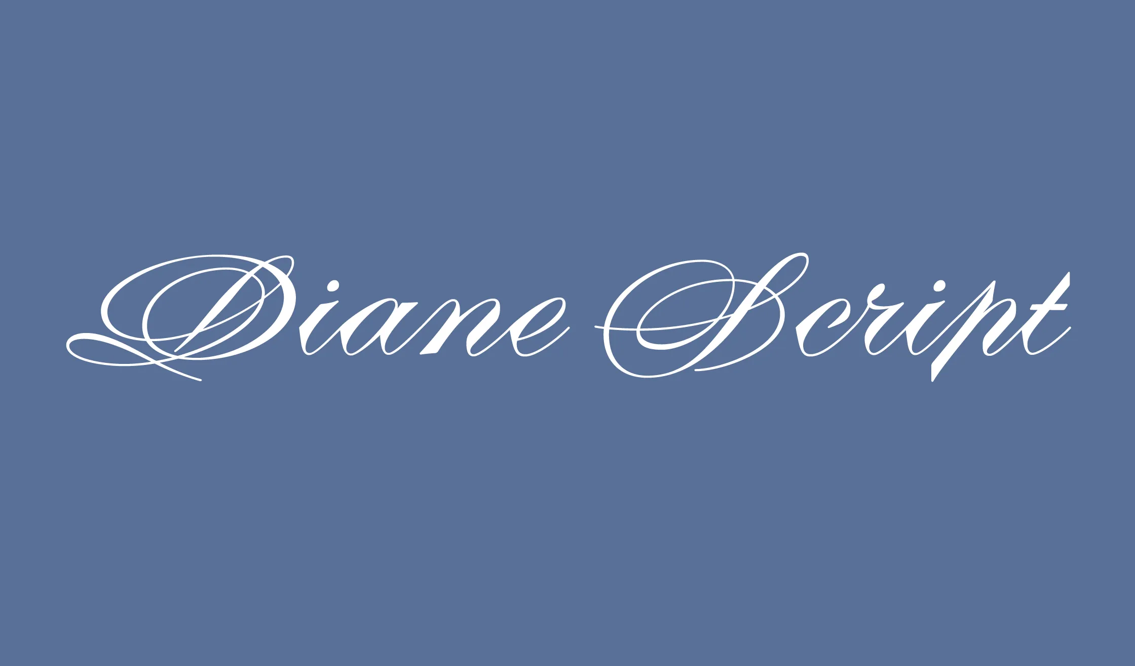 Diane Script sample