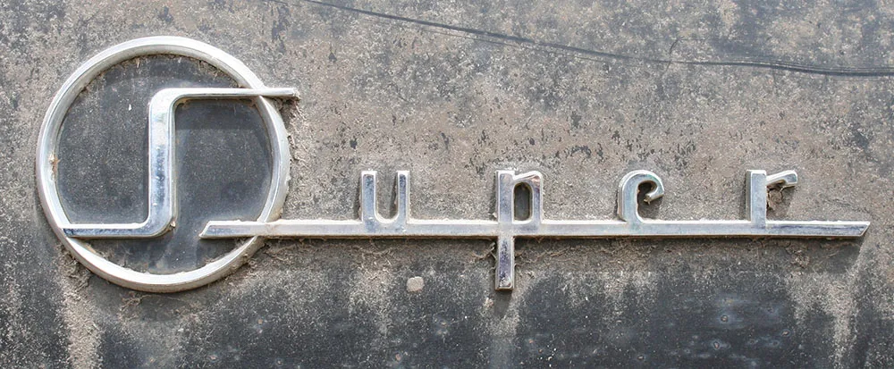 Buick Super nameplate.