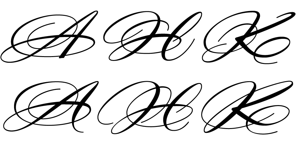 Alternate 'prototype' caps. 'Prototype' caps.